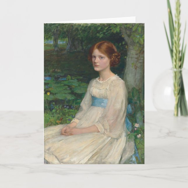 Carte Mlle Betty Pollock | John William Waterhouse (Devant)