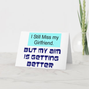 Carte Mlle ma petite amie