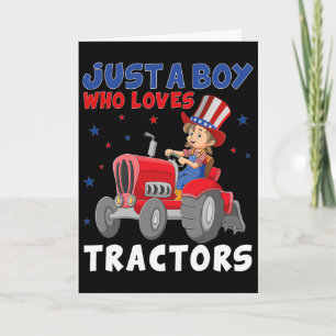 Carte Mode de vie à la ferme pour enfants 4 juillet Just