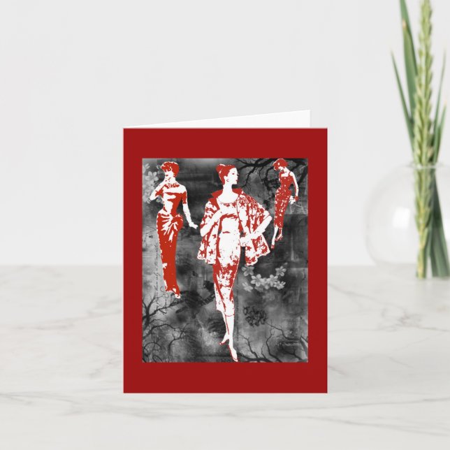 Carte Mode en rouge (Devant)