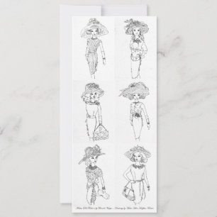 Carte Mode poupée Matisse