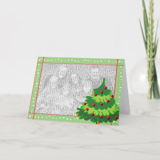 Carte modèle de Noël