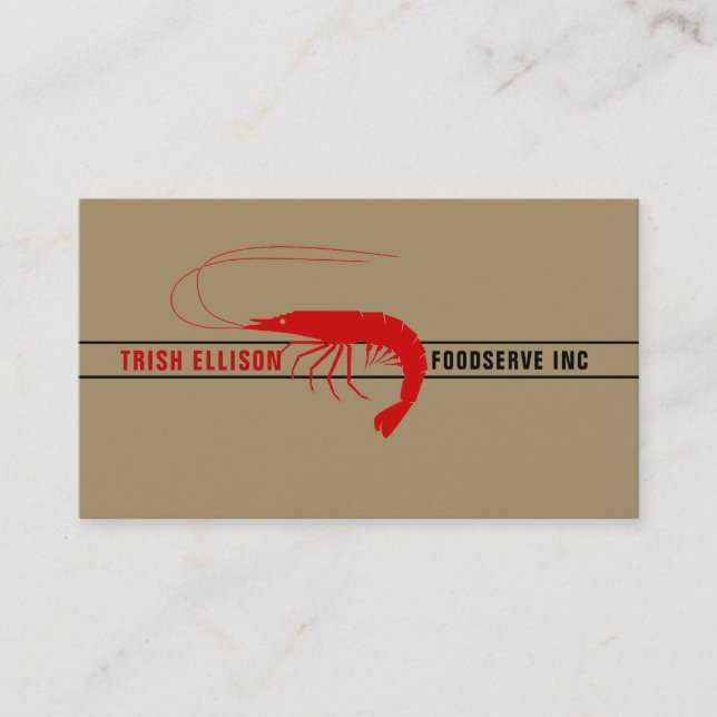 Carte Modèle personnalisée Logo Kraft (Devant)