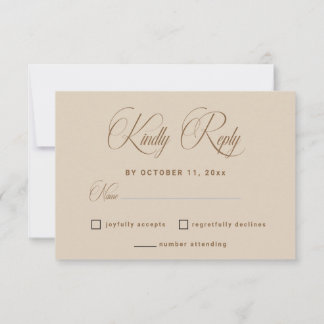 Carte Modern White Boho Floral Arch Wedding RSVP Card