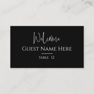 Carte moderne Black Flat Place
