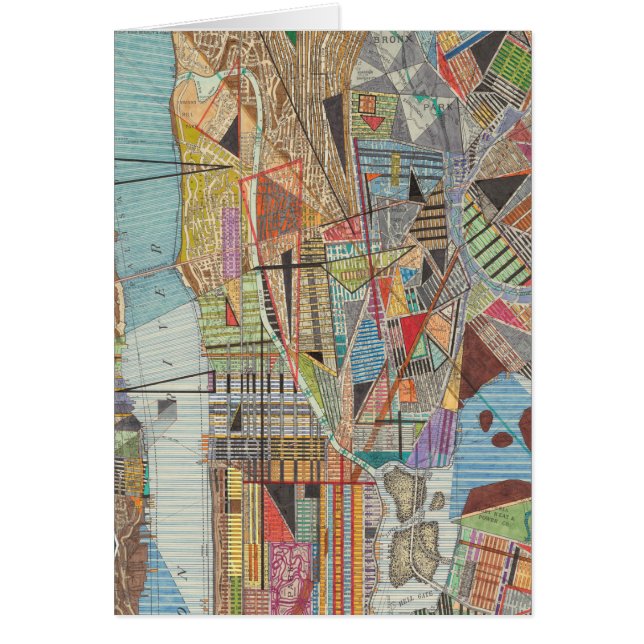 Carte moderne de New York I (Devant)