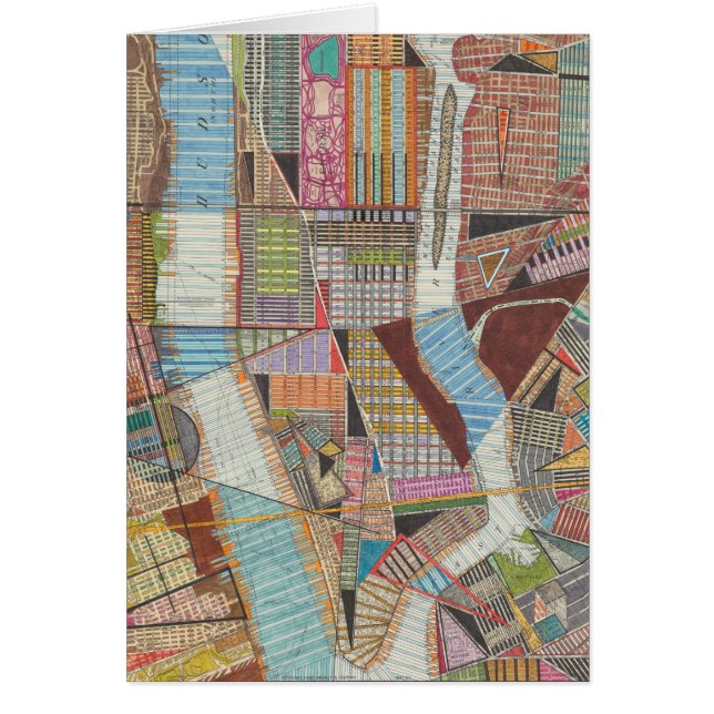 Carte moderne de New York II (Devant)