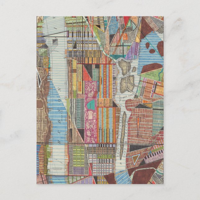 Carte moderne de New York III (Devant)