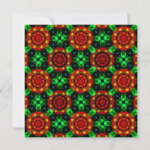Carte Moderne Florale Élégante Abstrait Bohème Motif #50