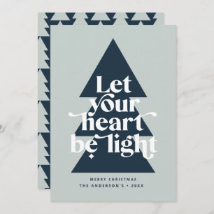 Carte moderne minima Noël religieux