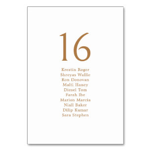 Carte moderne minimaliste Mariage de siège