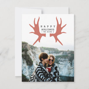 Carte moderne Moose Holiday