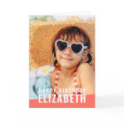 Moderne Simple Chic Photo personnalisée Accueil An