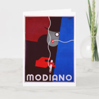 Modiano - Poster publicitaire Vintage pour la ciga