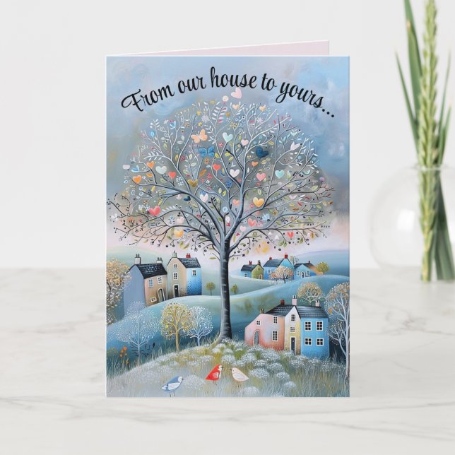 Carte Modifiable De Notre Maison à la Vôtre Saint-Valent (Devant)
