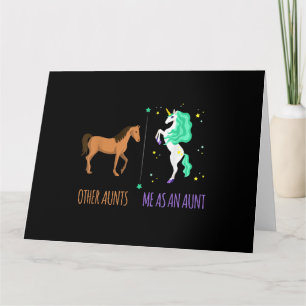 Carte Moi Comme Tante Ou Tante Cheval Unicorn Cadeau