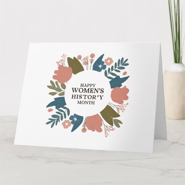 Carte Mois de l'histoire des femmes (Devant)