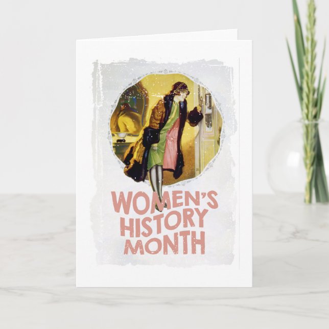 Carte Mois de l'histoire des femmes - jour (Devant)