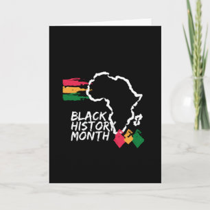 Carte Mois de l'histoire des Noirs