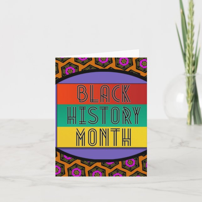 Carte Mois de l'histoire des Noirs (Devant)
