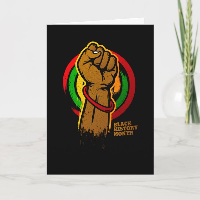 Carte Mois de l'histoire des Noirs (Devant)