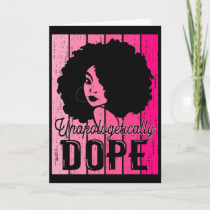 Carte Mois de l'histoire des Noirs Pink sans excuses Add