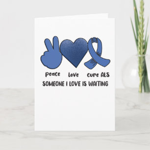 Carte Mois de sensibilisation à la SLA Sclérose latérale