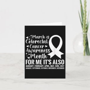 Carte Mois de sensibilisation au cancer colorectal Cance
