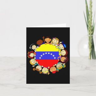 Carte Mois du patrimoine hispanique Venezuela Enfants Ga