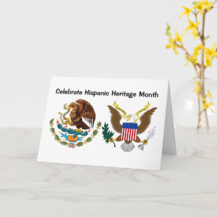 Carte Mois national du patrimoine hispanique - Aigles