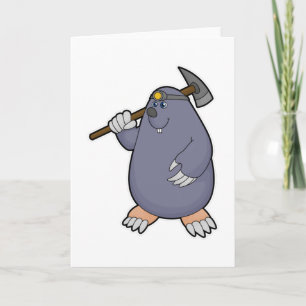 Carte Mole comme fermier avec Pickaxe & Spotlight