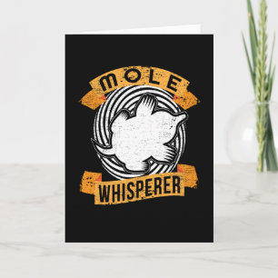 Carte Mole Whisperer mignon Garden Gardener Mole