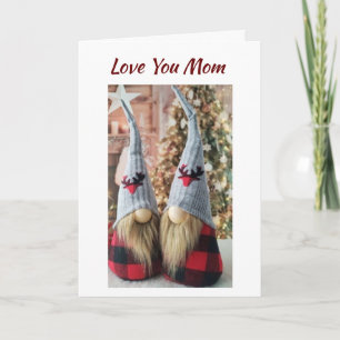 CARTE ***MOM*** AMOUR ET MERCI À **NOËL**