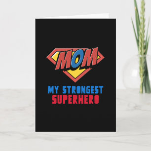 Carte MOM Mon Superhéros le plus fort