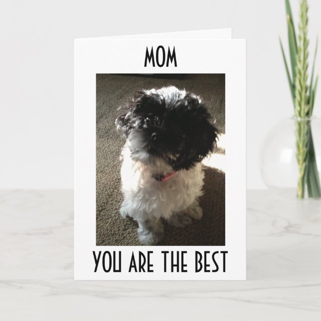 CARTE MOM-SEULEMENT LE MEILLEUR POUR LE MEILLEUR ANNIVER (Devant)