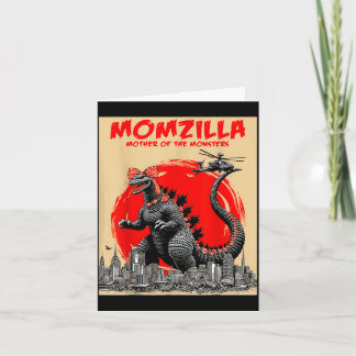 Carte Momzilla mère de monstres rétro vintage maman