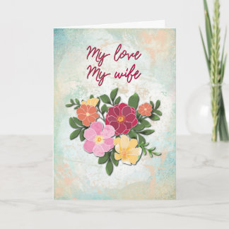 Carte Mon amour, ma femme