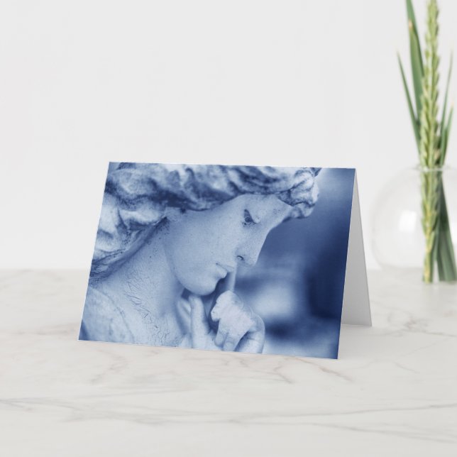 Carte Mon ange bleu (Devant)