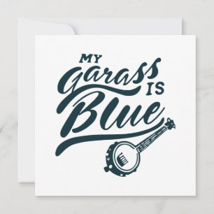Carte Mon banjo est bleu