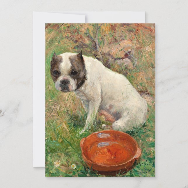 Carte Mon chien | Karl Georg Arsenius (Devant)