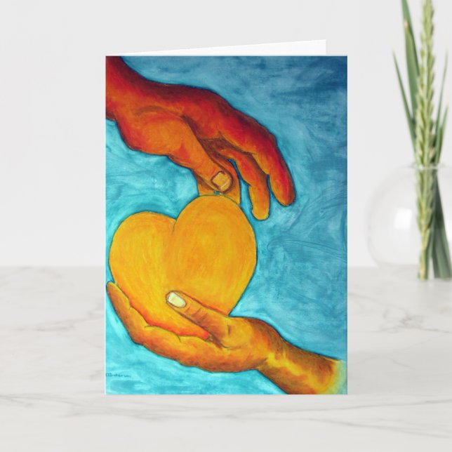 Carte Mon coeur est entre vos mains (Devant)