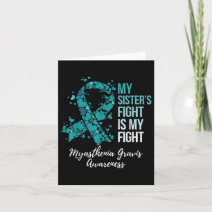 Carte Mon combat contre Myasthenia Gravis