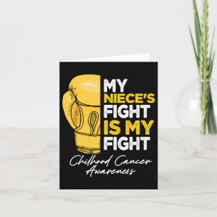 Carte Mon combat de nièce est mon combat contre le cance