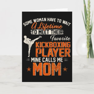Carte Mon combattant de kickboxing MMA préféré m'appelle