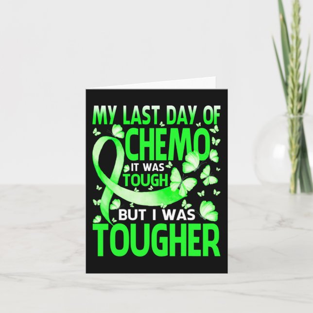 Carte Mon Dernier jour Chemo Brain Disabilities Award (Devant)