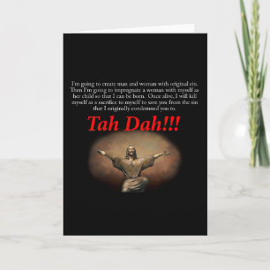 Carte Mon Dieu. Tah Dah ! ! !