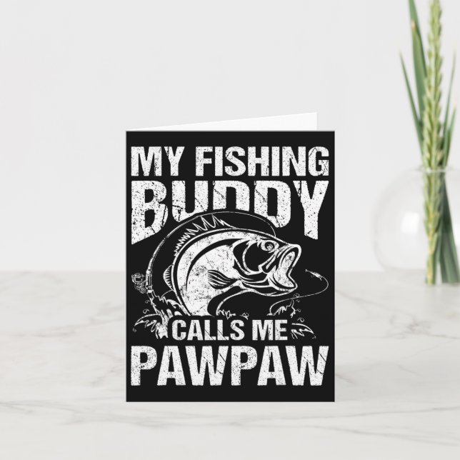 Carte Mon Époux De Pêche M'Appelle Poisson Fête des père (Devant)