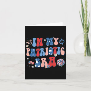 Carte Mon Ère Patriotique Rétro 4 Juillet Quatrième Fill