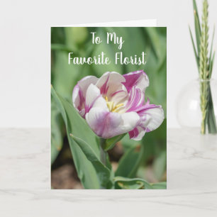 CARTE **MON FLORISTE PRÉFÉRÉ** À VOTRE ANNIVERSAIRE