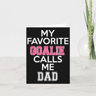 Carte Mon gardien favori m'appelle Papa Soccer Hockey Gi